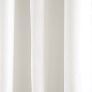 Prima Velvet Solid Grommet Light Filtering Curtain Panel Set