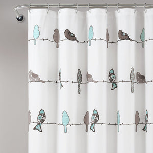 Rowley Birds Shower Curtain 72" x 72" by LushDecor