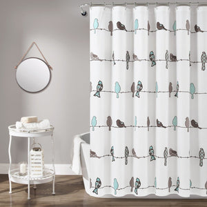 Rowley Birds Shower Curtain 72" x 72" by LushDecor