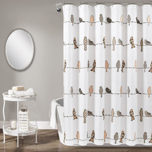 Rowley Birds Shower Curtain 72" x 72" by LushDecor