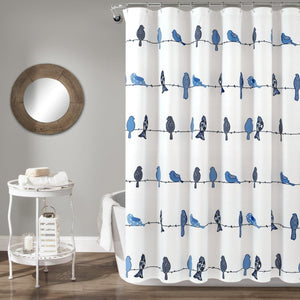 Rowley Birds Shower Curtain 72" x 72" by LushDecor