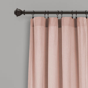 Chenille Chevron Window Curtain Panel Set