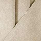 Burlap Knotted Tab Top Window Curtain Panel Set