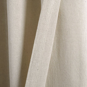 Linen Lace Window Curtain Panel Set