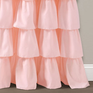 Ruffle Window Curtain Panel