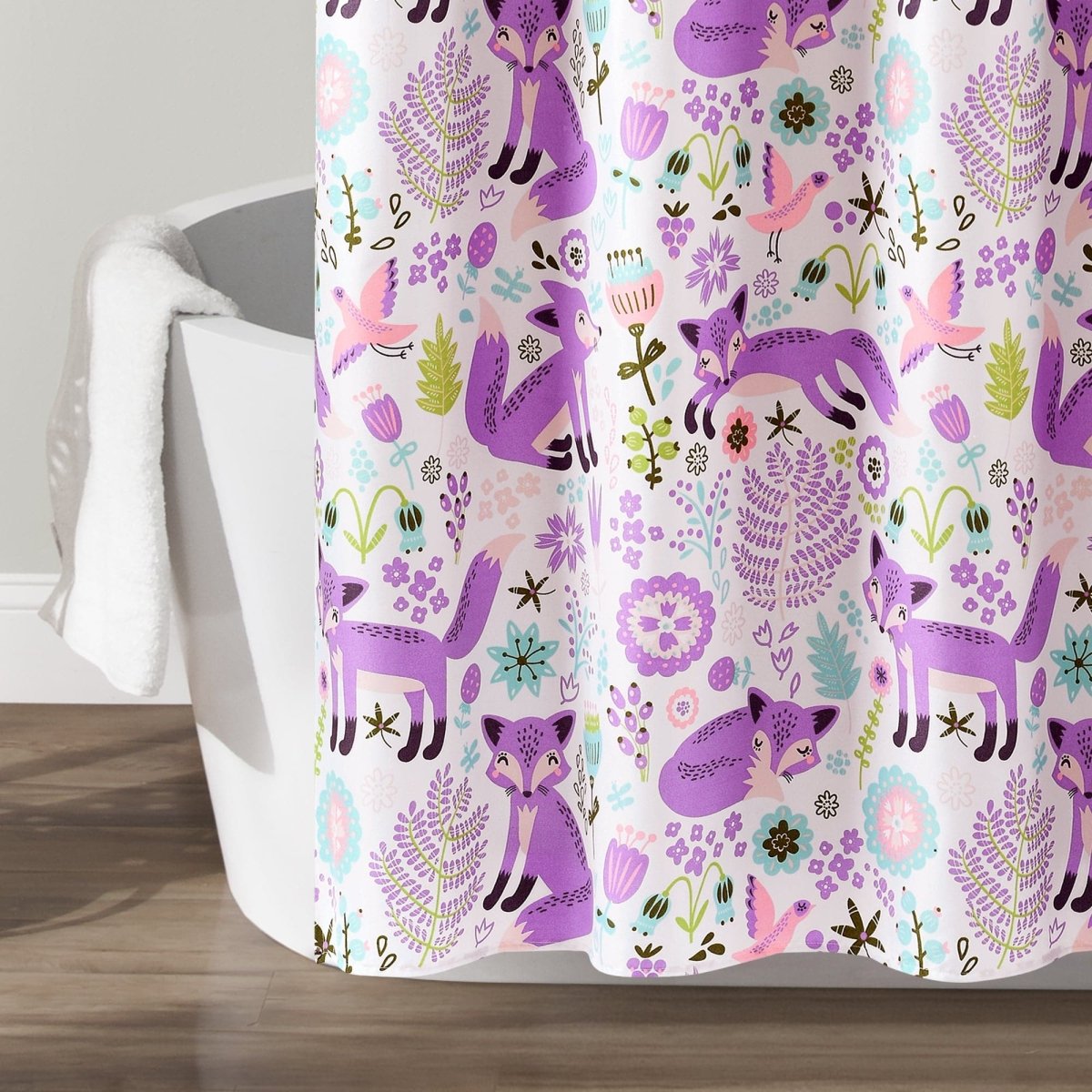 Pixie Fox Shower Curtain by LushDecor