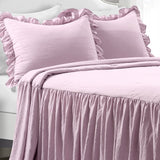 Ruffle Skirt Bedspread Set by LushDecor