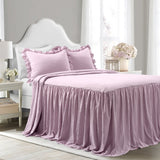 Ruffle Skirt Bedspread Set by LushDecor