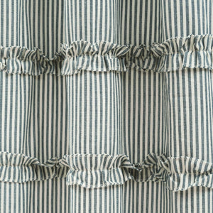 Vintage Stripe Yarn Dyed Shower Curtain by LushDecor