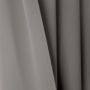 Insulated Knotted Tab Top Blackout Window Curtain Panel Set