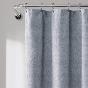 Nantucket Yarn Dyed Tassel Fringe Shower Curtain