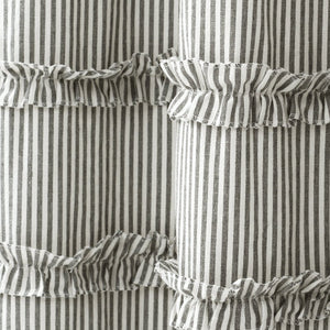 Vintage Stripe Yarn Dyed Shower Curtain by LushDecor