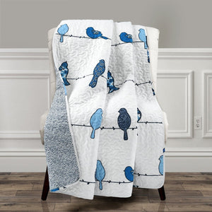 Rowley Birds Throw Blanket 60" x 50"