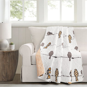 Rowley Birds Throw Blanket 60" x 50"