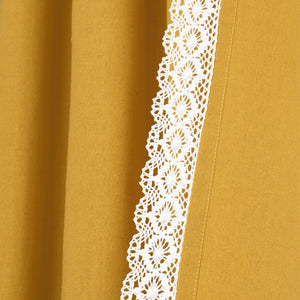 Rosalie Faux Linen Window Panel Set