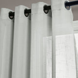 Bridie Grommet Sheer Window Curtain Panel Set