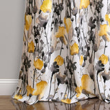 Zuri Flora Light Filtering Window Curtain Panel Set