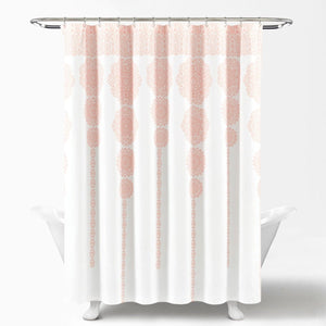 Stripe Medallion Shower Curtain
