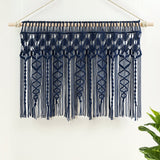 Boho Macrame Textured Cotton Valance