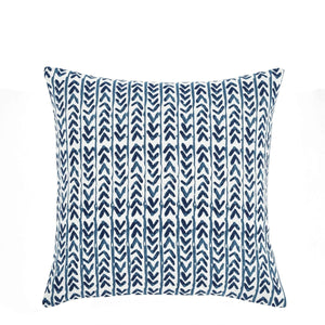 Yani Decorative Pillow Cover 20" x 20" Navy