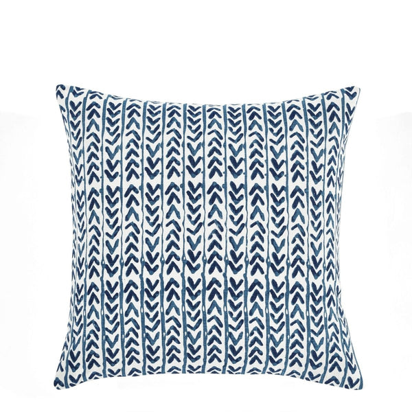 Yani Decorative Pillow Cover 20" x 20" Navy