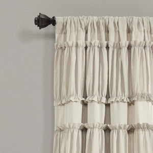 Nova Ruffle Window Curtain Panel Set by LushDecor