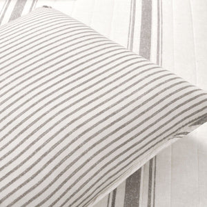 LushDecor Farmhouse Stripe Reversible Cotton Quilt Set - view 10