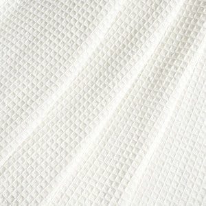Waffle Cotton Knit Tassel Fringe Throw