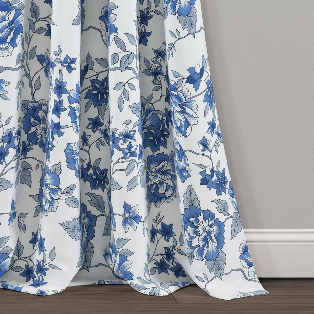 LushDecor Ivana Floral Light Filtering Window Curtain Panel Set - view 7