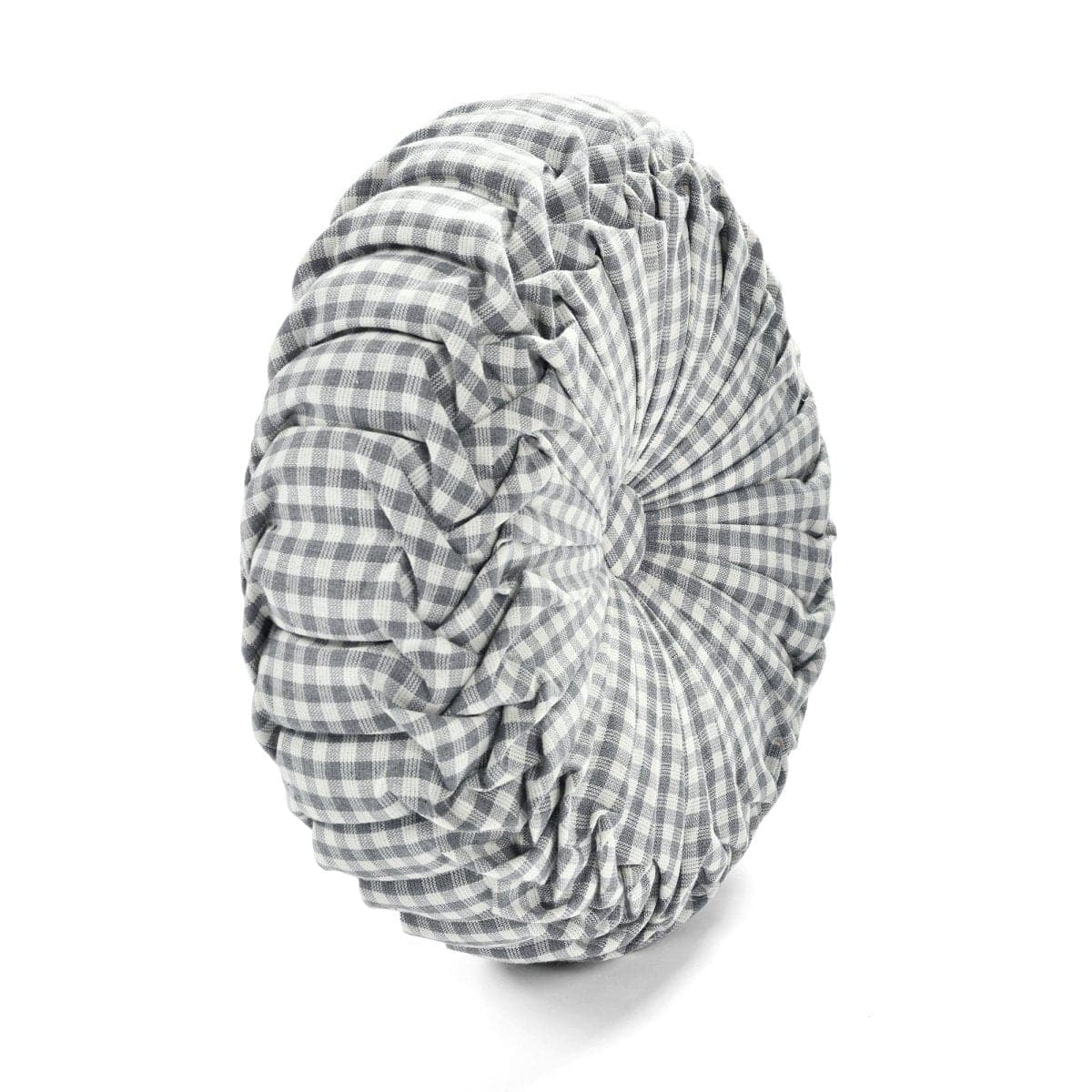 LushDecor Gingham Check Yarn Dyed Pleated Decorative Pillow - view 4