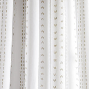 Hygge Stripe Window Curtain Panel Set