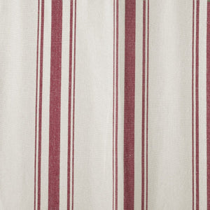 Farmhouse Stripe Yarn Dyed Recycled Cotton Blend Window Curtain Panel Set