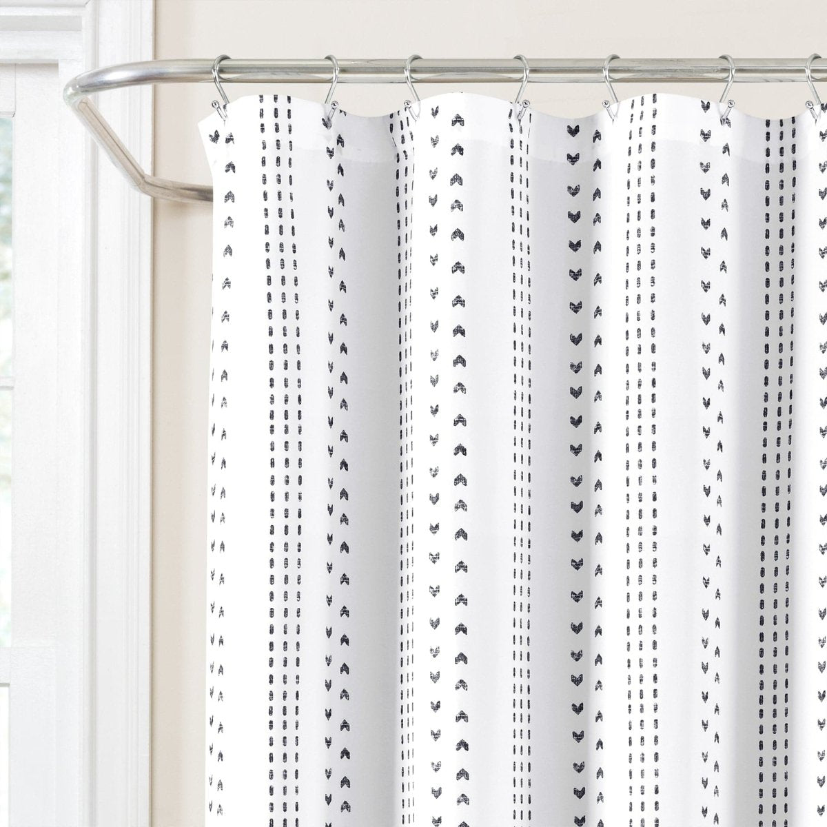 Hygge Stripe Shower Curtain 72" x 72"