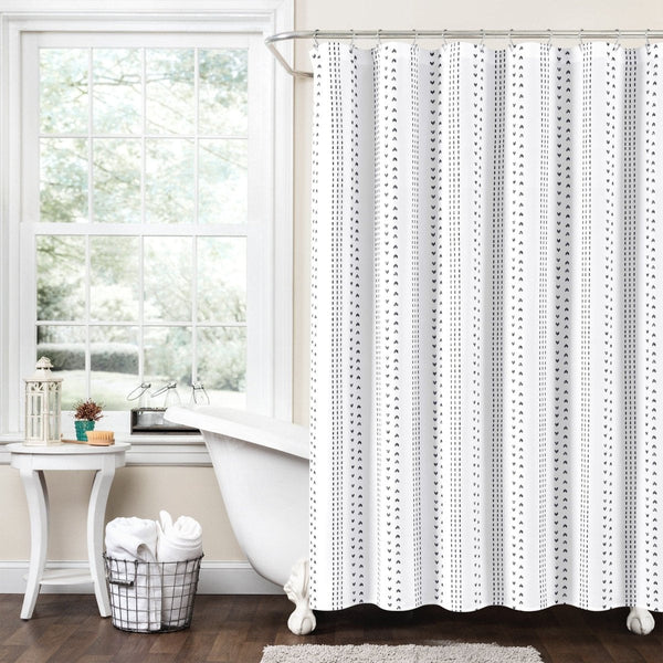 Hygge Stripe Shower Curtain 72" x 72"