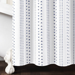 Hygge Stripe Shower Curtain 72" x 72"