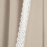 Rosalie Faux Linen Window Panel Set