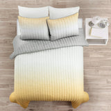 Crinkle Ombre Oversized Quilt 3 Piece Set