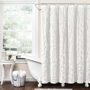 Ravello Pintuck Shower Curtain 72" x 72"
