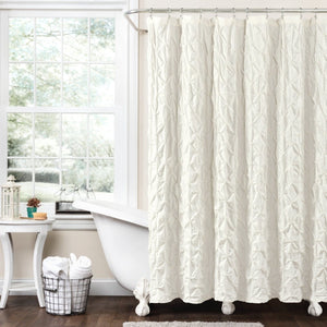 Ravello Pintuck Shower Curtain 72" x 72"