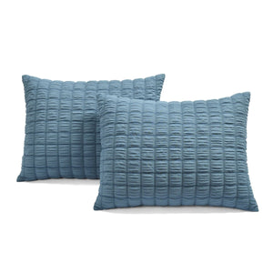 Crinkle Textured Dobby Comforter Set