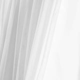 Tulle Skirt Solid Window Curtain Panel Set