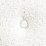 Button Soft Sherpa Round Throw Pillow