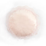 Ruffle Flower Layer Round Decorative Pillow