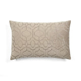 Velvet Geo Decorative Pillow Cover