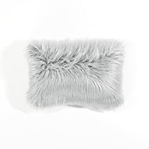 Mongolian Luca Soft Faux Fur Decorative Pillow Cover
