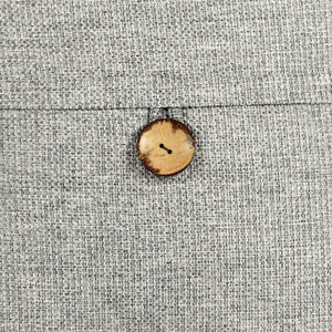 Linen Texture Woven Button Decorative Pillow Cover