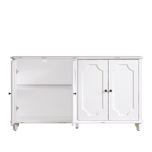 Vintage Distressed Sideboard Buffet Cabinet