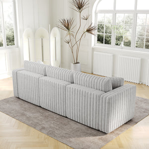 106.3" Soft Modular 3-Person Sofa