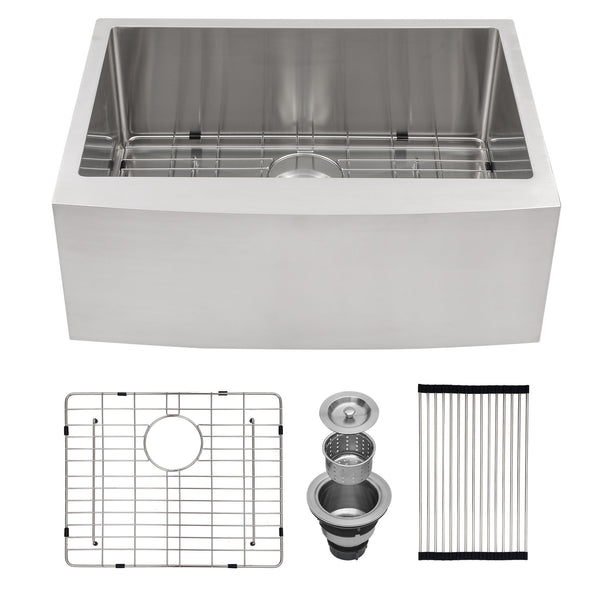 Farmhouse Kitchen Sink Stainless Steel Apron Front