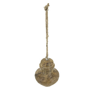 Wooden Hanging Ornaments for Christmas Tree - Set of 8
